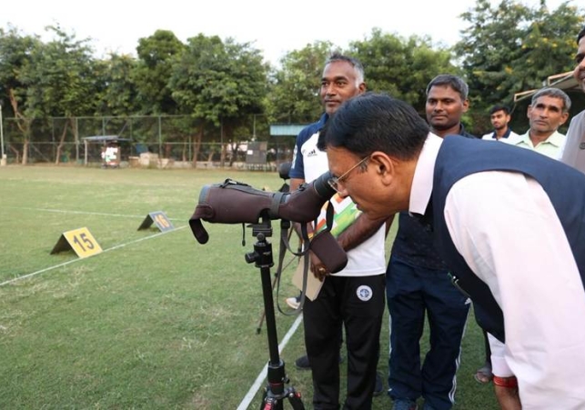 Union Minister Dr. Mansukh Mandaviya visits SAI National Centre