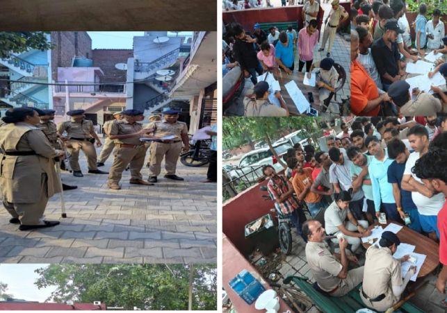 अपराधियों पर नकेल कसने और स्वतंत्रता दिवस समारोह को मद्देनजर रखते हुए पुलिस अलर्ट