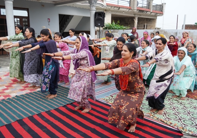 Yoga Camp was Organized