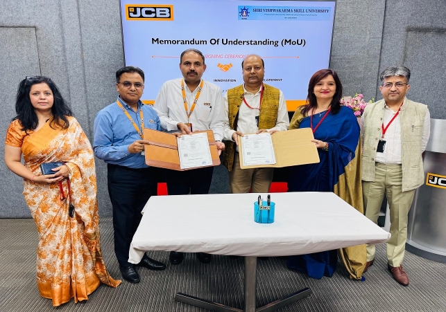 MoU signed between SVSU and JCB