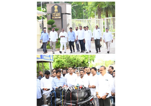 Complained to Governor on TDP attacks