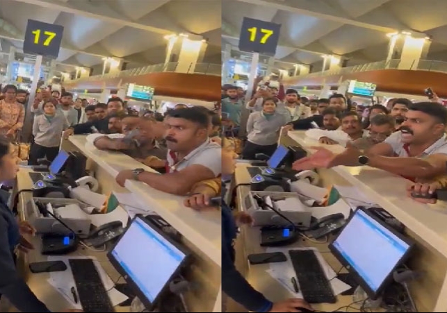 'मेरी बेटी को सैनिटरी पैड चाहिए, ब्लड आ रहा है'; एक बाप चीख-चीखकर एयरपोर्ट पर पैड मांगता रहा, VIDEO दर्दनाक और शर्मनाक
