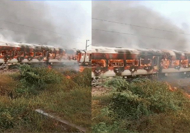 Agra Patalkot Express Fire Latest Update News Video