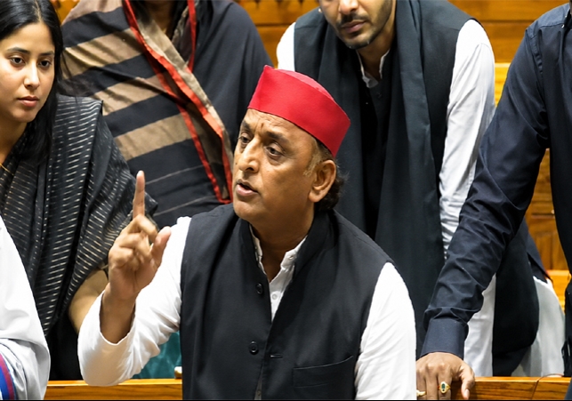 Akhilesh Yadav Statement In Sansad Over Youth Student Protest Lathi Charge