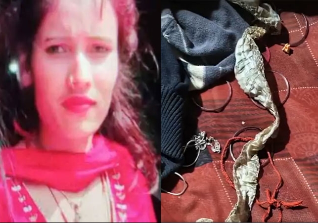 Auraiya Girl Nagin Story Who Put Snake Skin on Bed And Run Away