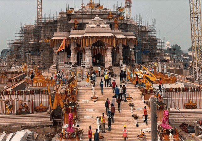 Ayodhya Ram Mandir Update Latest Photos Ramlala Pran Pratishtha