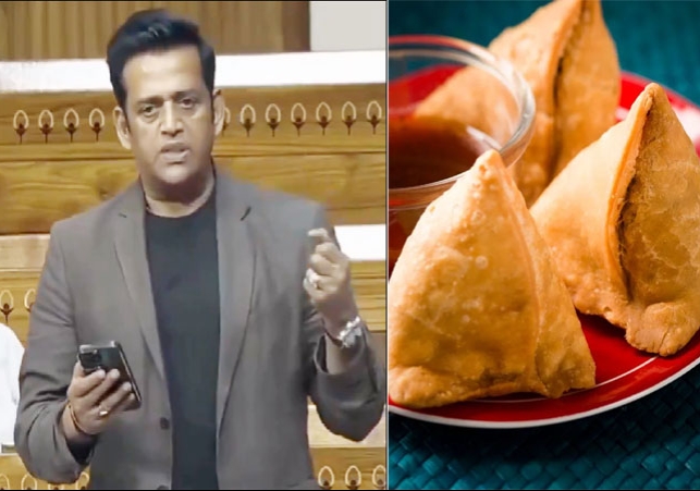 BJP MP Ravi Kishan Samosa Speech in Lok Sabha Video Viral