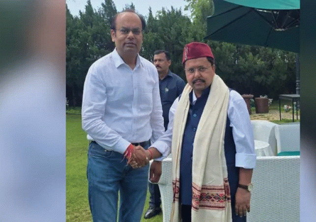 BJP President Nitin Navin captivated by the valleys