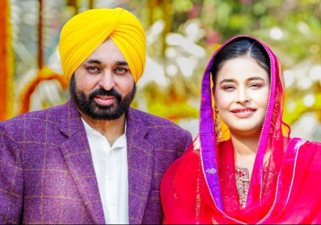 CM Bhagwant Mann Became Third Time Father After Baby Girl Born 