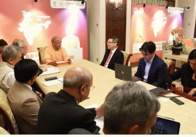 CM Yogi discussed investment cooperation