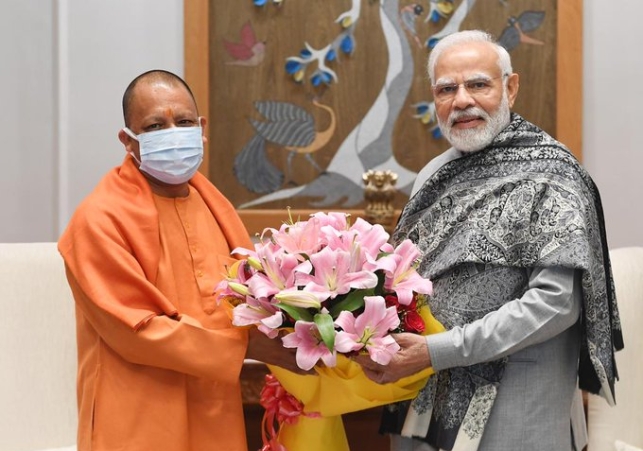 CM Yogi In Delhi