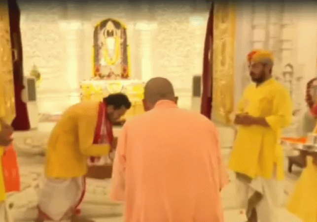 CM Yogi sends a stern message regarding the Ram Mandir dispute