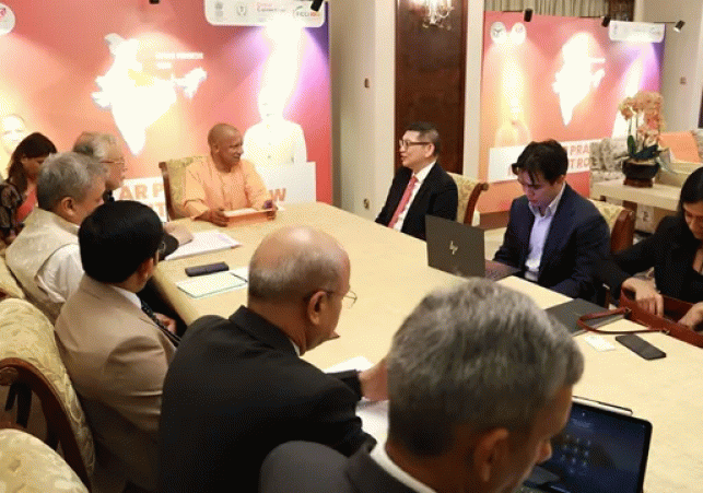 Chief Minister Yogi Adityanath visited Singapore