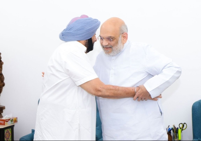 Capt Amarinder Singh met Amit Shah amid reports of leaving BJP