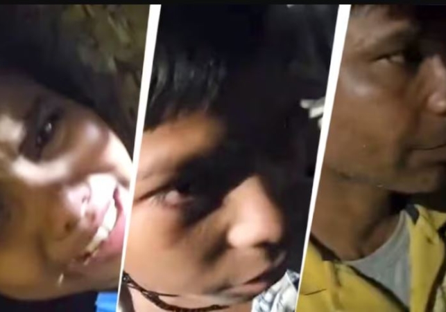 Children Cried in Fear