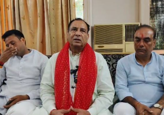 BJP State President Mohanlal Badoli held a Press Conference