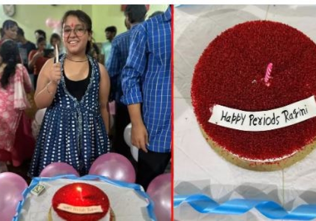 Father Celebrates Daughter First Period