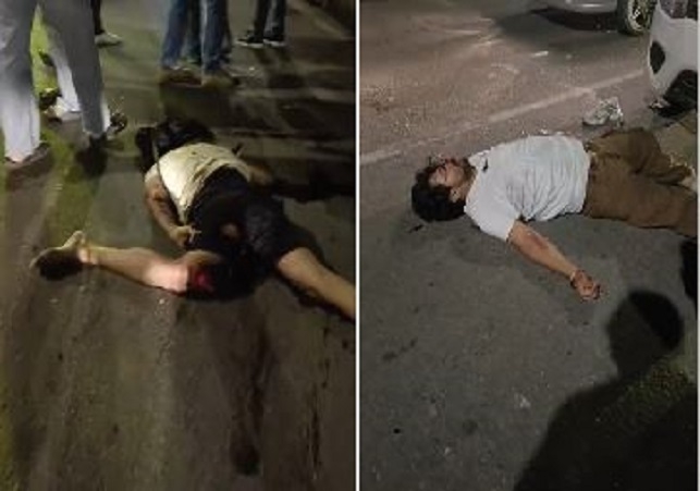 Two Motorcycles Collided Violently in Chandiagrh