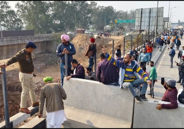 Chandigarh-Ambala Road Closed