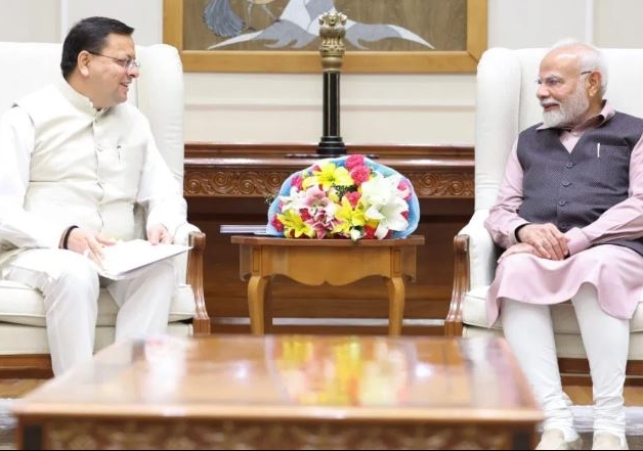 CM Dhami met PM Modi in New Delhi