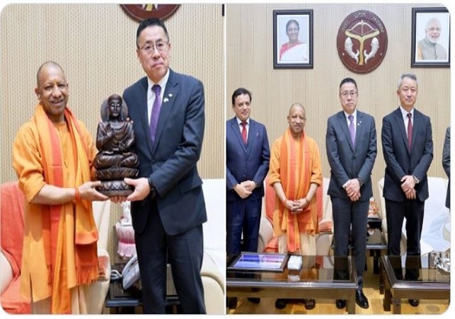 CM Yogi met with a Japanese Delegation