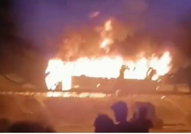 हरियाणा में बड़ा हादसा: 8 लोग जिंदा जले, 24 से ज्यादा झुलसे, श्रद्धालुओं से भरी चलती बस में अचानक लगी आग