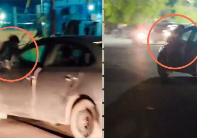 Bullying by car riders in Bareilly
