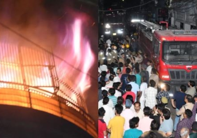 Massive fire in Kanpur