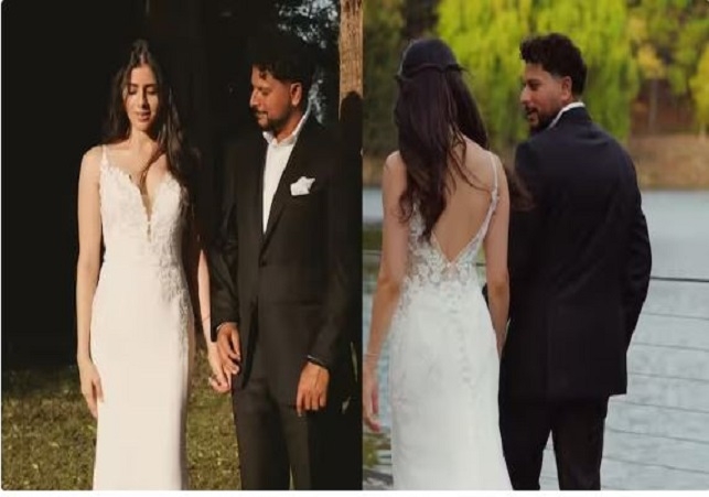 Kuldeep Yadav with Fiancee Vanshika Instagram Post