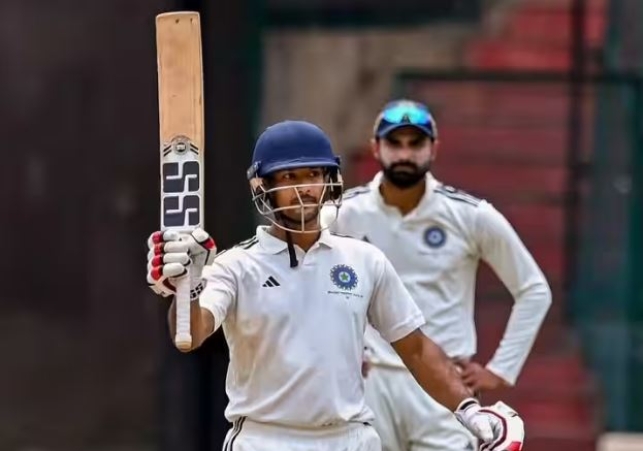 Mayank Agarwal Ranji Century