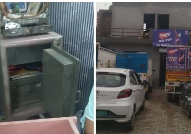 Big theft of 15 lakhs from Kempa warehouse