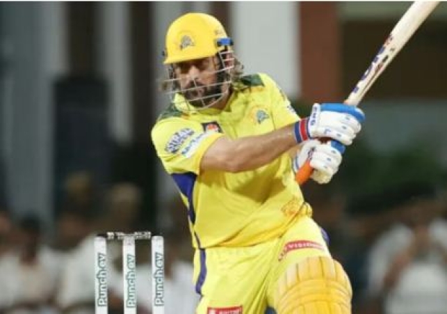 MS Dhoni in CSK vs PBKS IPL 2024