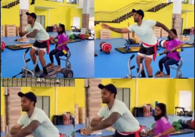 Suryakumar Yadav did the 'Aura Farming' dance Challenge
