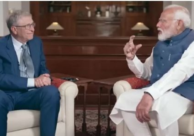 PM Modi Bill Gates Interview