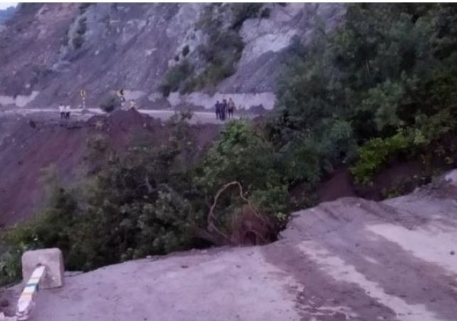 Landslide near Chakki Mor