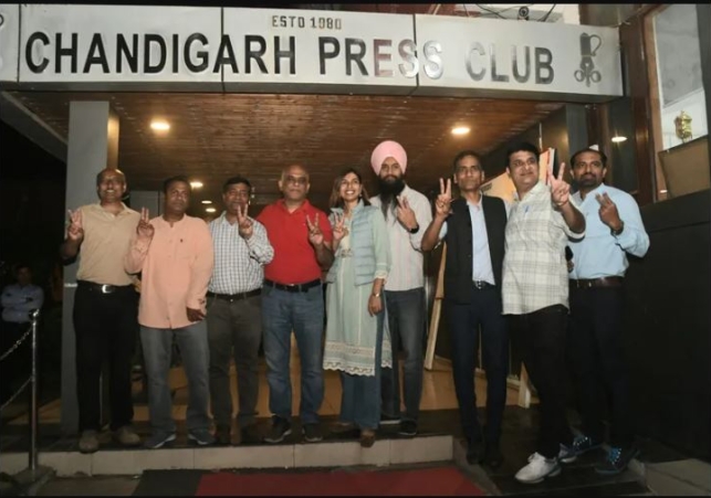 Saurabh Duggal became the President of Chandigarh Press Club