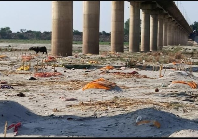 Dead body in Ganga