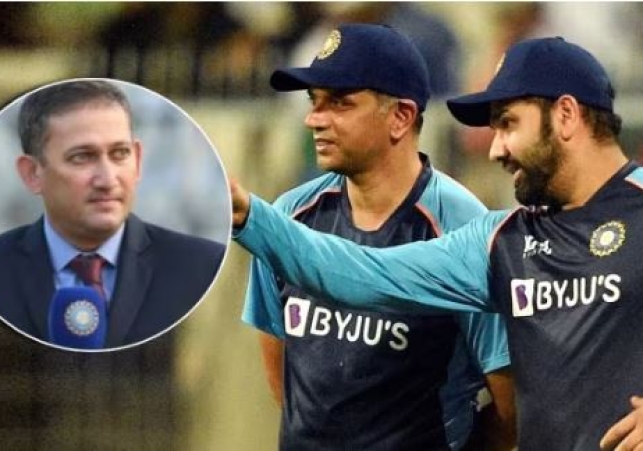 Ajit Agarkar to meet Dravid and Rohit for prepare WC blueprint