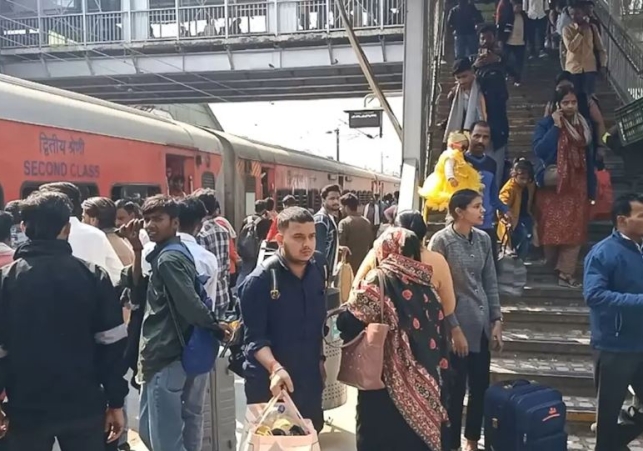 Technical work is being done at Jandiala station