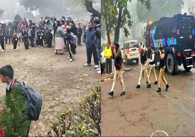 चंडीगढ़ के 25 से ज्यादा स्कूलों को बम से उड़ाने की धमकी; छुट्टी कर घर भेजे गए बच्चे, पुलिस और बम स्क्वायड का सर्च ऑपरेशन 