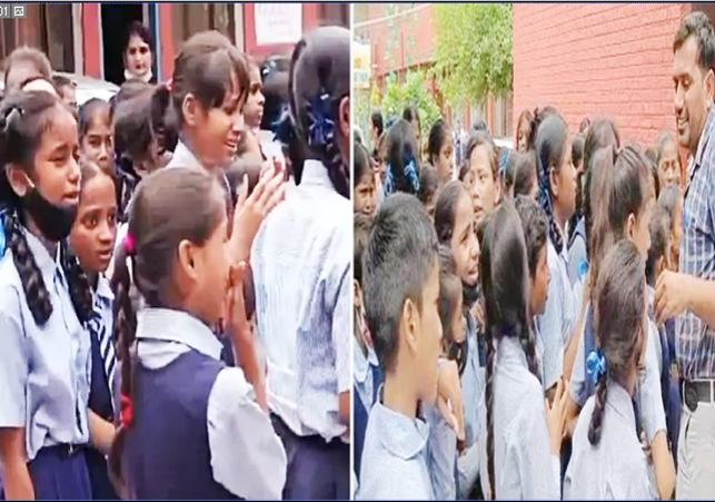 Chandigarh Teacher Students Viral Video