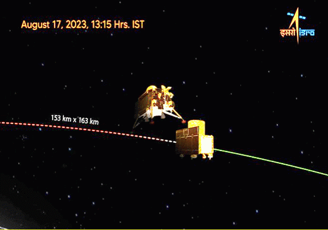 Chandrayaan-3 Lander Separates From Propulsion