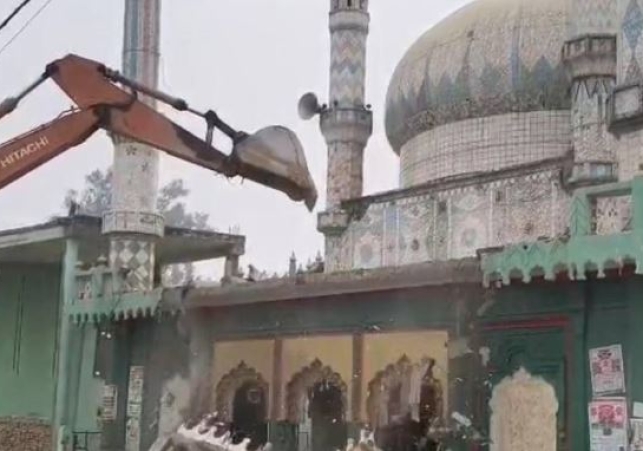 Construction work continues after removing