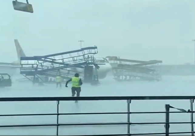 Delhi Airport Three Air India Aircrafts Damaged Due To Stormy Winds Rain