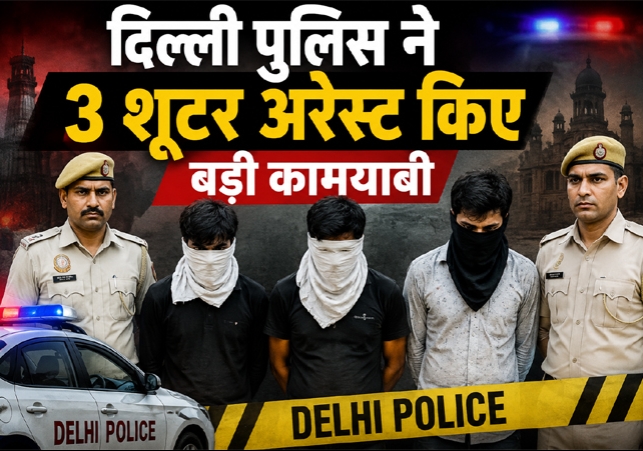 Delhi Police Arrested Three Shooters For Extortion Crime News