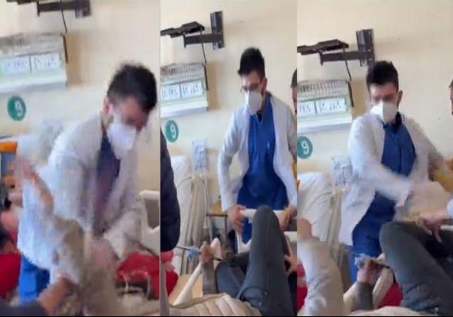 Doctor Beats Patient Video IGMC Hospital Shimla Viral News
