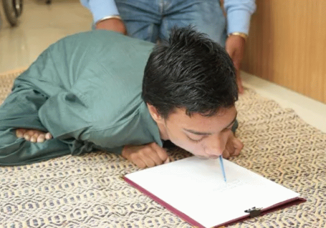 “Despite having cerebral palsy