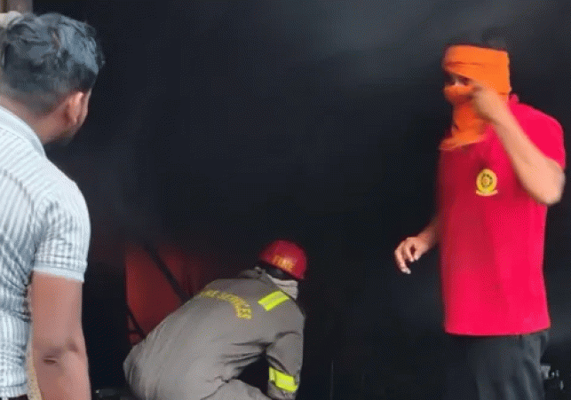 Inferno in Ghatampur—Massive Fire Engulfs Market and Home