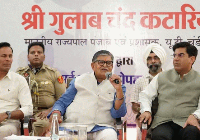 Administrator Gulab Chand Kataria steps