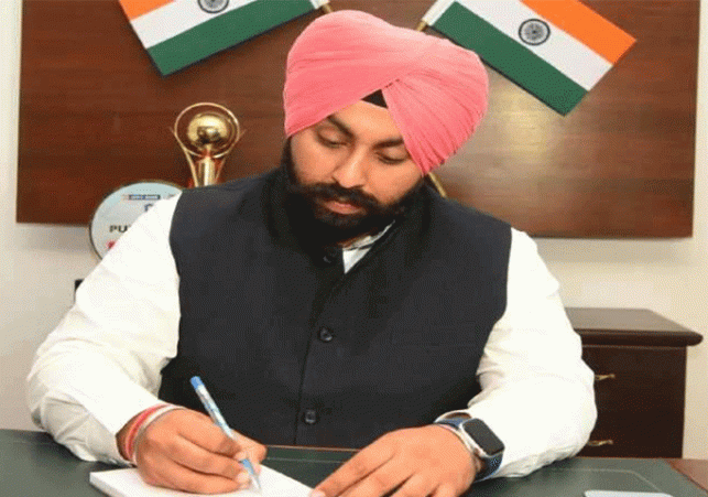 Mission 100 percent launched by Punjab School Education Minister Harjot Singh Bains